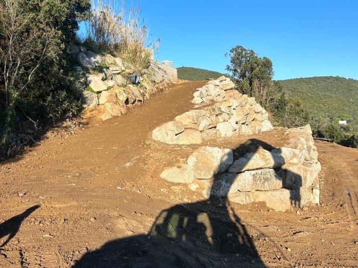 Projets travaux d'enrochement de Porto-Vecchio